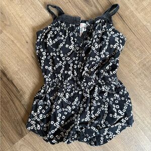 🌺5/$20 Joe Fresh Black and Cream Toddler Romper